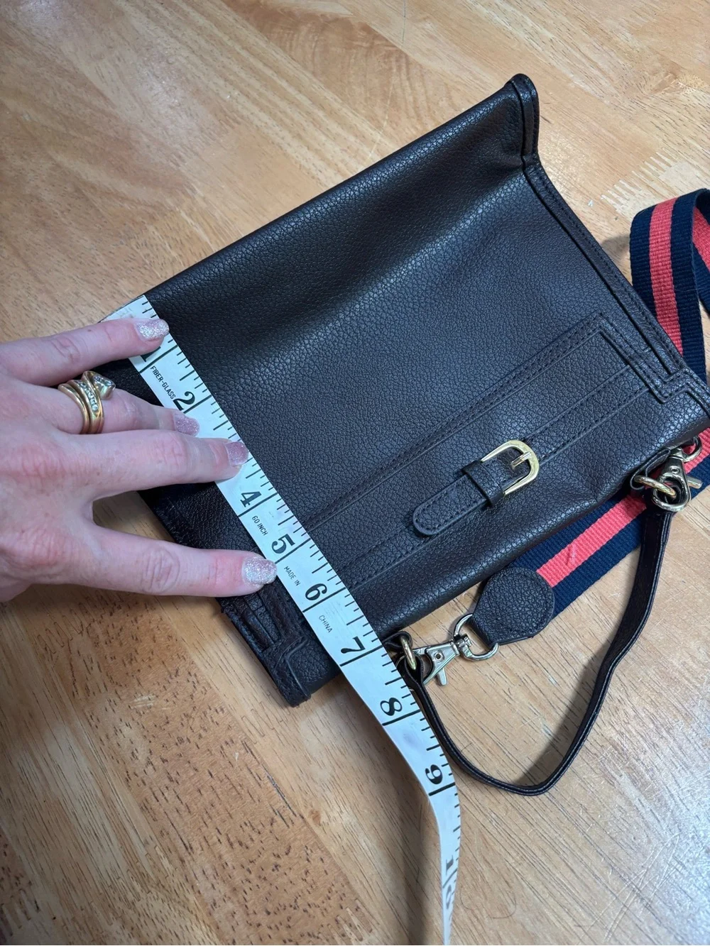 Janey and Jack brown faux leather girls purse $56